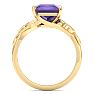Amethyst Ring: 1 1/2 Carat Amethyst Ring Image-3