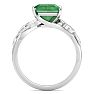 Emerald Ring: 1 1/2 Carat Emerald Ring Image-3