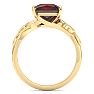 Garnet Ring: 1 1/2 Carat Garnet Ring Image-3