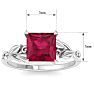 Ruby Ring: 1 1/2 Carat Ruby Ring Image-5
