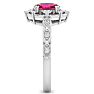 Ruby Ring: 2 Carat Ruby and Diamond Ring Image-4