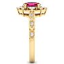 Ruby Ring: 2 Carat Ruby and Diamond Ring Image-4