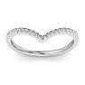 1/3 Carat Diamond Band 14K White Gold Image-1