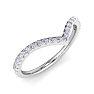 1/3 Carat Diamond Band 14K White Gold Image-2