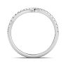 1/3 Carat Diamond Band 14K White Gold Image-3