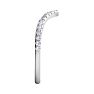 1/3 Carat Diamond Band 14K White Gold Image-4