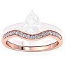 1/5 Carat Diamond Band 14K Rose Gold Image-1