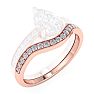 1/5 Carat Diamond Band 14K Rose Gold Image-2