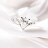 1 1/2 Carat Pear Shape Diamond Engagement Ring In 14K White Gold Image-7