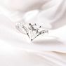 1 1/2 Carat Pear Shape Lab Grown Diamond Engagement Ring In 14K White Gold Image-7