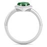 Emerald Ring: 1 3/4 Carat Emerald and Diamond Ring Image-3