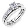 1/2ct Classic Diamond Bridal Set in 14k White Gold Image-2