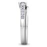 1/2ct Classic Diamond Bridal Set in 14k White Gold Image-4