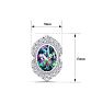 Mystic Topaz Earrings: 2 1/2 Carat Mystic Topaz and Diamond Earrings Image-5