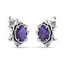 Amethyst Earrings: 1 1/2 Carat Amethyst Earrings Image-4