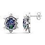 Mystic Topaz Earrings: 2 Carat Mystic Topaz Earrings Image-1
