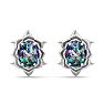 Mystic Topaz Earrings: 2 Carat Mystic Topaz Earrings Image-2
