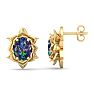 Mystic Topaz Earrings: 2 Carat Mystic Topaz Earrings Image-1