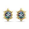 Mystic Topaz Earrings: 2 Carat Mystic Topaz Earrings Image-2