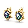 Mystic Topaz Earrings: 2 Carat Mystic Topaz Earrings Image-3