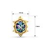 Mystic Topaz Earrings: 2 Carat Mystic Topaz Earrings Image-5