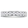1 Carat Diamond Wedding Band In Platinum Image-1