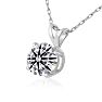Lowest Price Ever--By Far! 1ct Diamond Pendant in 14k White Gold. UNHEARD OF PRICE! Image-2