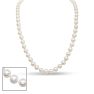 24 inch 10mm AA Pearl Necklace With 14K Yellow Gold Clasp Image-1