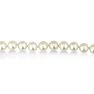 16 Inch 6mm AA Hand Knotted Pearl Necklace, Sterling Silver Clasp Image-3