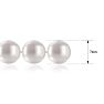 36 inch 7mm AA Pearl Necklace With 14K Yellow Gold Clasp Image-4