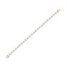 Opal Bracelet With 4 1/2 Carats of Oval Shape Opals and Diamonds In 14 Karat Rose Gold, 7 Inches Image-3