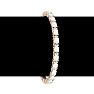 Opal Bracelet With 4 1/2 Carats of Oval Shape Opals and Diamonds In 14 Karat Rose Gold, 7 Inches Image-5