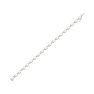 Opal Bracelet With 6 Carats of Oval Shape Opals and Diamonds In 14 Karat White Gold, 7 Inches Image-3