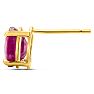Ruby Earrings: 2 Carat Ruby Earrings Image-4