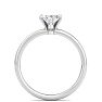 1 Carat Marquise Shape Lab Grown Diamond Ring In 14K White Gold, Solitaire Image-3