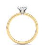 1 Carat Marquise Shape Lab Grown Diamond Ring In 14K Yellow Gold, Solitaire Image-3