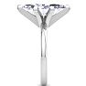 4 Carat Marquise Shape Lab Grown Diamond Ring In 14K White Gold, Solitaire Image-3