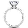 5 Carat Marquise Shape Lab Grown Diamond Ring In 14K White Gold, Solitaire Image-3