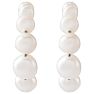 Pearl Drop Earrings With Freshwater Cultured Pearls In Sterling Silver, 1 Inch Image-2