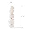 Pearl Drop Earrings With Freshwater Cultured Pearls In Sterling Silver, 1 Inch Image-3