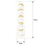 Pearl Drop Earrings With 3MM Freshwater Cultured Pearls In 14 Karat Yellow Gold, 3/4 Inch Image-3