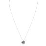 5 Carat Round Shape Lab Grown Diamond Solitaire Necklace In 14K White Gold Image-3