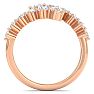 1 Carat Diamond Wrap Ring In 14 Karat Rose Gold Image-3