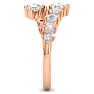 1 Carat Diamond Wrap Ring In 14 Karat Rose Gold Image-4