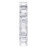 4 3/4 Carat Emerald Cut Lab Grown Diamond Eternity Ring In 14 Karat White Gold, Ring Size 4 Image-4