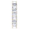 5 3/4 Carat Emerald Cut Lab Grown Diamond Eternity Ring In 14 Karat Yellow Gold, Ring Size 8 Image-4