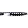 4 1/4 Carat Mens Black Diamond Bracelet In 14 Karat White Gold, 7 1/2 Inches Image-3