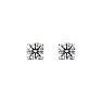 1/4 Carat Lab Grown Diamond Stud Earrings in White Gold, F-G color, VS2/SI1 clarity Image-2