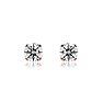 Lab Grown Diamond Earrings| 1 Carat Diamond Stud Earrings In 14 Karat Rose Gold (H-I Color, SI1-SI2 Clarity) Image-3