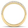 1/2 Carat Lab Grown Diamond Wrap Ring In 14 Karat Yellow Gold Image-3